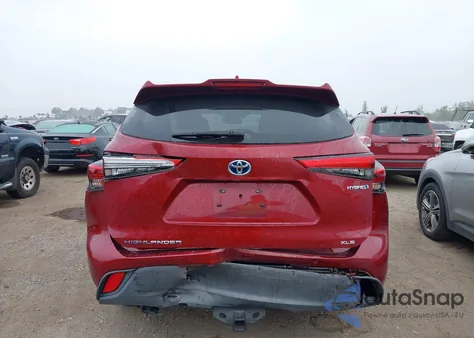 2020 Toyota Highlander Hybrid Xle z USA, uszkodzony, nr VIN 5TDHARAH1LS503241